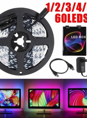 1/2/3/4/5M 60LEDs/Meter USB LED Strip HDTV Computer Monitor