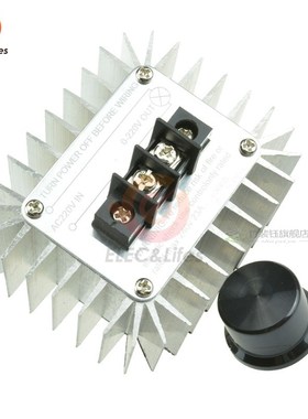 1Pcs AC 220V 5000W SCR PWM Motor Speed controller Light Dimm