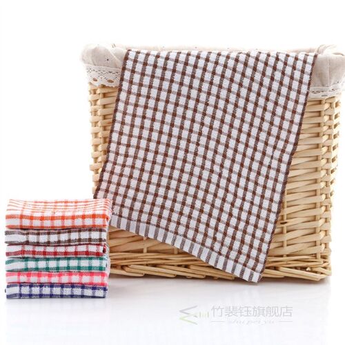 6PCS Cotton Kitchen Tea Towels Absorbent Lint Free Catering