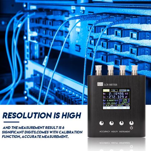 Handheld Digital Bridge Impedance Meter Tester Multifunction