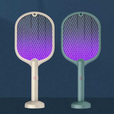 3000V Electric Insect Racket Mosquito Swatter USB Rechargeab