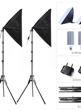 Professional Photography Softbox 50*70cm Lighting Box With 2