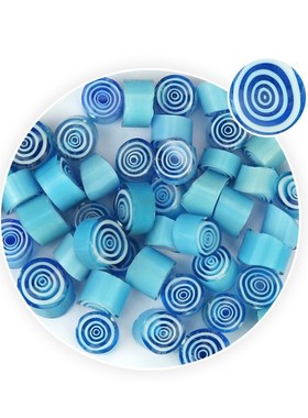 28g 90 COE  Millefiori Fusible Glass Beads Mosaic  Jewelry M