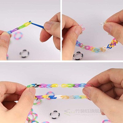 10000pc DIY Toy Rubber Loom Bands Set Kid DIY Bracelet Silic