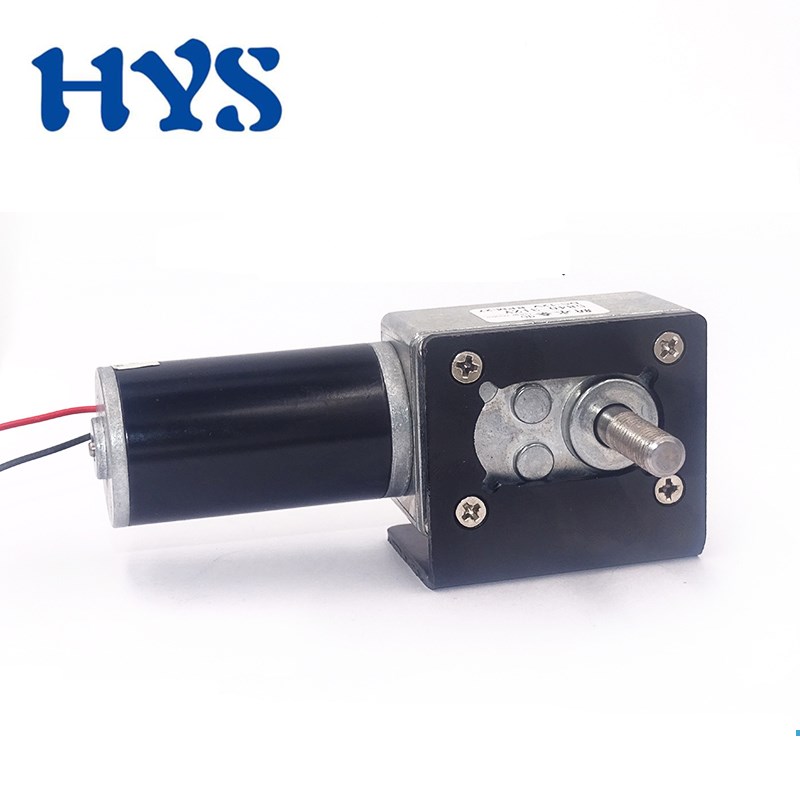 HYS DC Gear Motor 12 V 24V Shaft M8 Thread Screw 25mm Motor