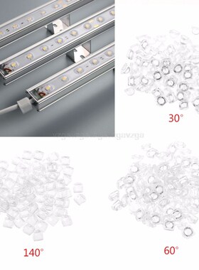 100PCS Lens for 5050 LED WS2812 APA102 WS2811 SK6812 30 60 1