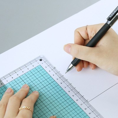 Multifunctional Ruler Board Students Painting Writing Desk P