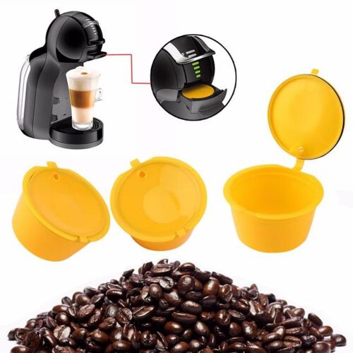 1 PC Reusable Coffee Capsule Plastic Refillable Compatible C