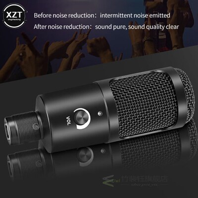 Metal USB Microphone For Laptop MAC Windows Studio Recordin