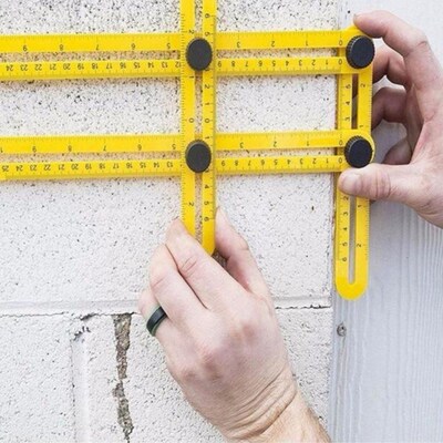 MulTi-Angle RuleR TeMplATe Tool MeAsuRes All Angles FoRMs Fo