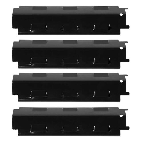 4pcs Non stick BBQ Grill Stainless Steel Heat Plate Shield F