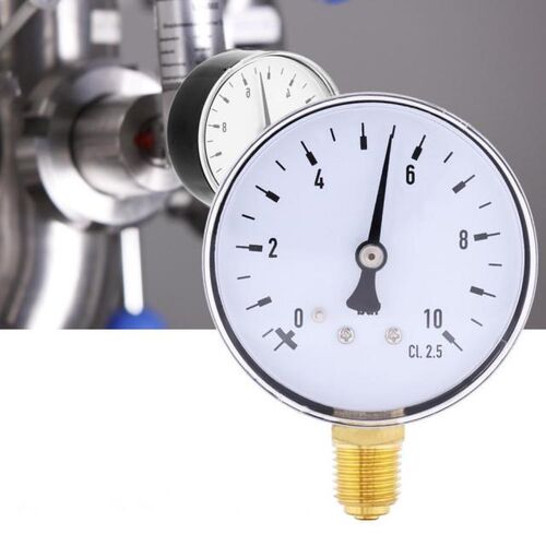 1/4 Inch Water Pressure Gauge Air Oil Hydraulic Pressure Tes