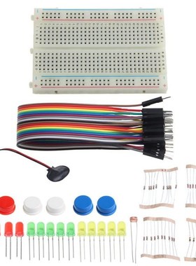 Electronic Starter Kit Mini Breadboard LED Jumper Wire Teste