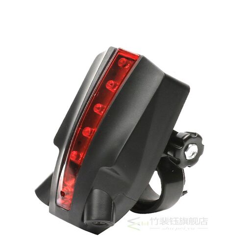 Laser and LED Rear Bike Bicycle Tail Light Beam Safety Warni