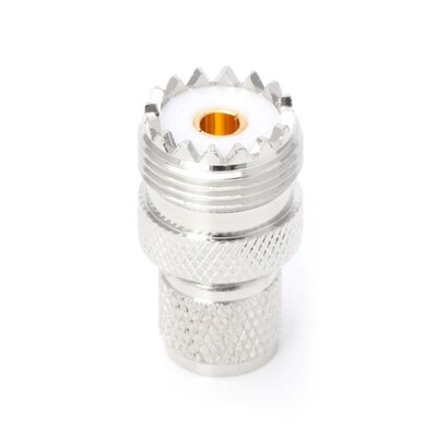 Mini UHF Male To UHF Female Jack Straight RF Connector Coaxi