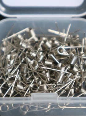 100Pcs Ni80 Twisted Fused Hive Clapton Coils Premade Wrap Al