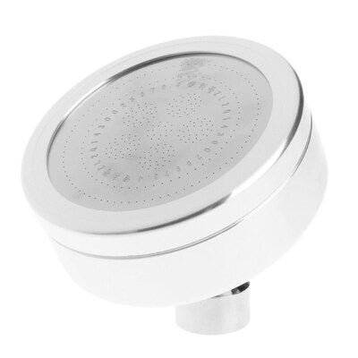 Aluminum Pressurized Round Shower Head 3.2inch Nozzle Bathro