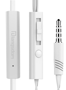 Langsdom JV23 In-ear Earphones with Microphone Super Bass Fl