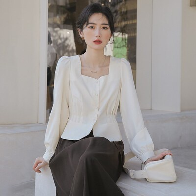 Autumn new style close waist to show thin light ripe tempera