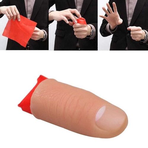 fake soft thumb tip finger fake magic trick close up vanish