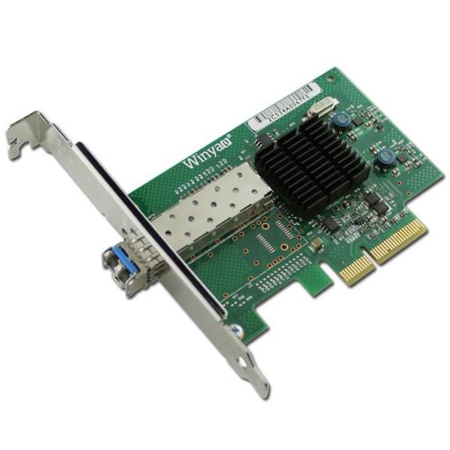 PCIe X4 Gigabit Fiber Card Single Mode 1310nm 10km LC Optica