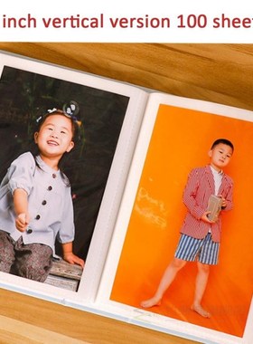 Album interstitial 4R6 inch family small photo album 100 pi