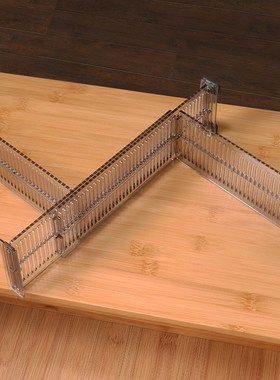 2pcs Drawer Divider Adjustable Free Combination Partition St