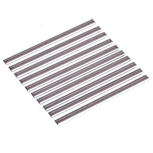 10Pcs Reversible Carbide Planer Blades 82mm x 5.5mm 适用于 S