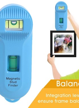 Magnetic Wall Stud Finder & Level for Nails, Screws, Fastene