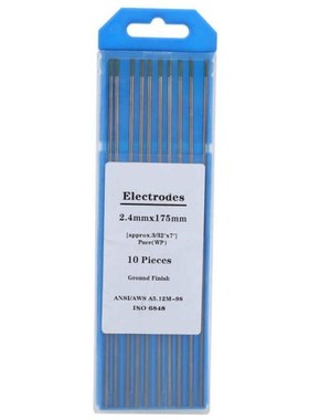 10Pcs TIG Tungsten Electrode WP Green Tip Needles Welding Ac