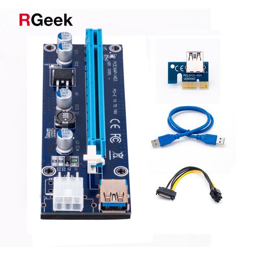 *Golden VER009 SB 3.0 PCI-E Riser VER 009S Express 1X 4x 8x