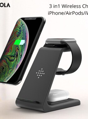 3 in1 Wireless Charger  iPhone 11/Xs AirPods Apple Watch 23