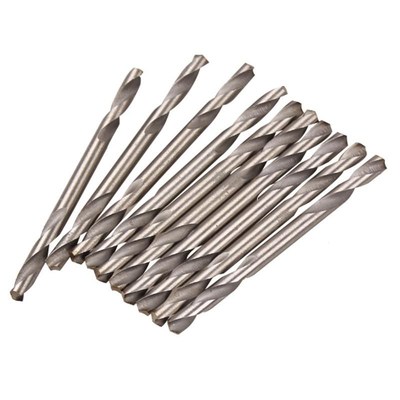 10pcs HSS Drill Bits Set 3.2mm Diameter Practical Double End