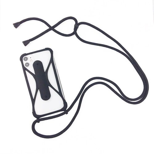 niversal Lanyard  Phone Silicone Sports Strap Neck Hanging R
