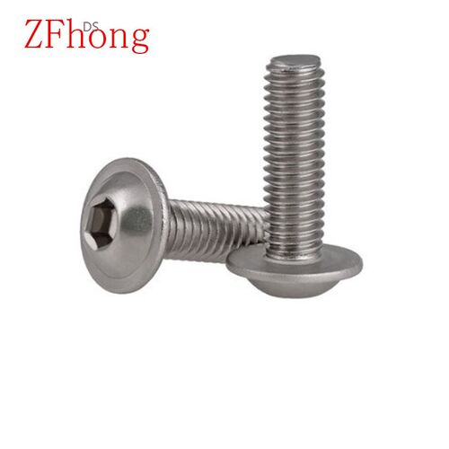 10-20Pcs M3 M4 M5 M6 304 Stainless Steel Half Round button F