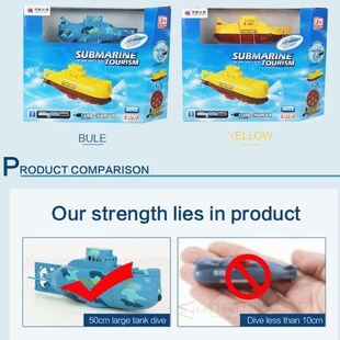 Mini RC Submarine Ship Remote Control Boat Model Electric K