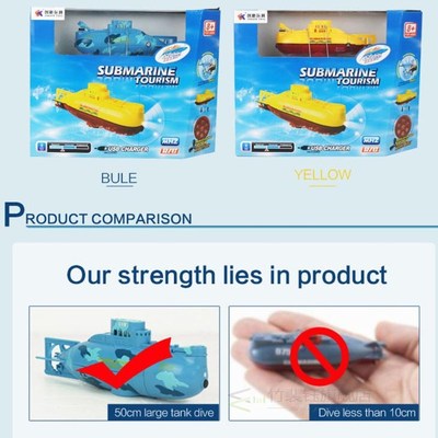 Mini RC Submarine Ship Remote Control Boat Model Electric K