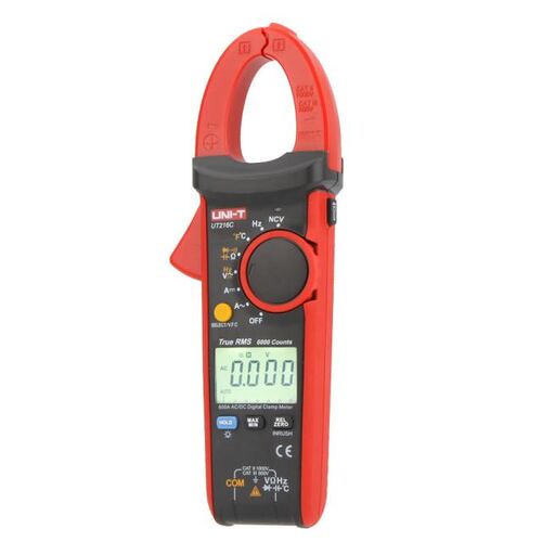 UT216C 600A True RMS Digital Clamp Meters Auto Ranges w/Freq