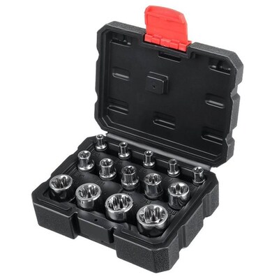 14pcs Chrome-Vanadium Steel Multifunctionl Ratchet Wrench So