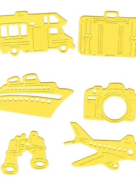 Holidays Travel Metal Cutting Dies Stencil DIY Scrapbookin