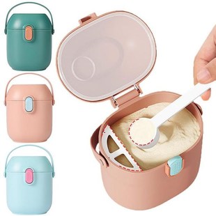 Portable Baby Milk Powder Food Storage Box Essential Cereal
