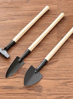 3 Piece gardening tool hoe shovel rake garden Tools used for