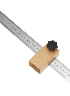 30cm 12Inch Ruler Woodworking Angle Scriber Line Locator Pos