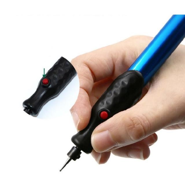 12000rpm Electric Engraving Pen 16cm DIY Craft Scripture wit