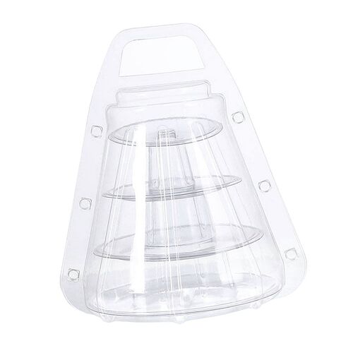 4 Tier Clear Macaron French Macaroons Tower Cake Cupacake St