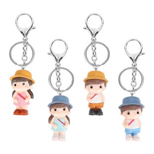 Cute Doll Keychains  Cartoon Keychains Resin Doll Cute Figur