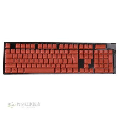 104Pcs/Set Clear Backlight Keycap Cover Replacement for Cher