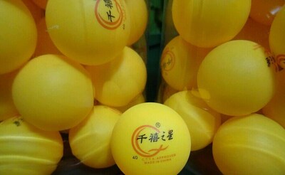 HOT!New 60Pcs/lot Tennis White Ping Pong Balls 4cm Orange Ta
