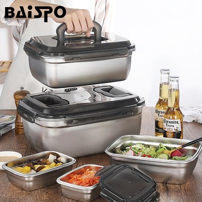 New Korean Style Lunch Box Induction Cooker Heating Food Con