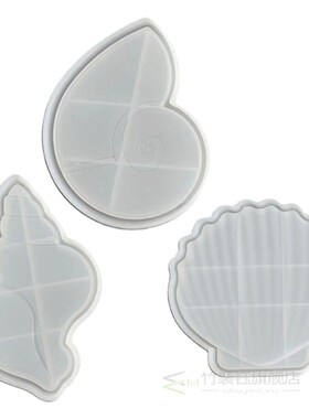 Shell Conch Tray Epoxy Resin Mold Serving Board Plate Silico